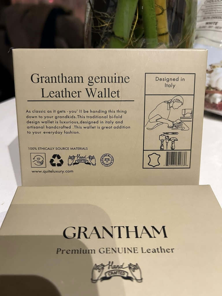 Grantham Premium Genuine Leather Wallet 