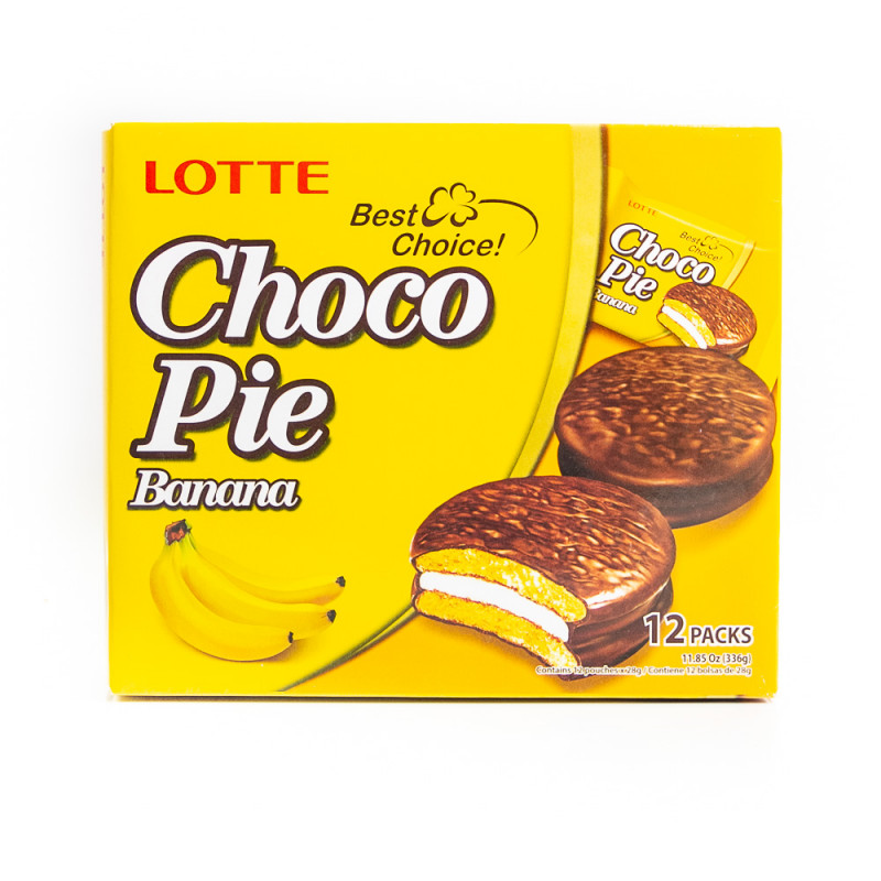 Lotte Choco Pie- Banana Pack of 12  (copy)