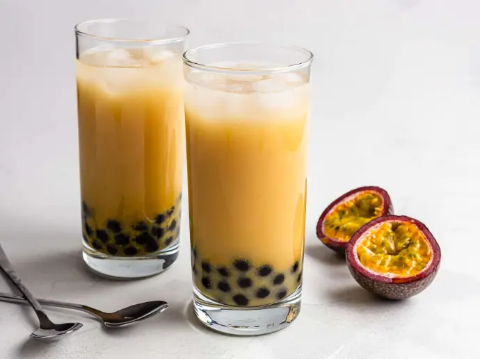 Bubble Tea - Milk Passion Fruit 