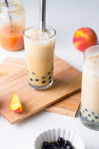 Peach Bubble Fruit Tea 