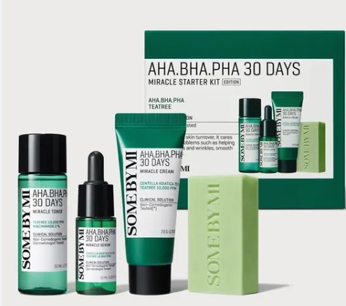 SOME BY MI AHA-BHA-PHA 30 Days Miracle Starter Kit 4 pcs