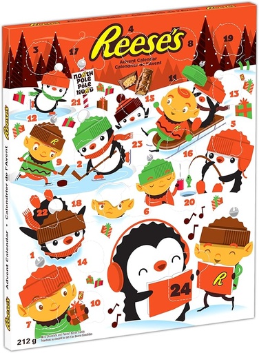 REESE'S Candy Advent Calendar Christmas Holiday, 