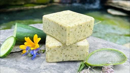 Handmade Cold Pressed Natural Soap Aloe Vera