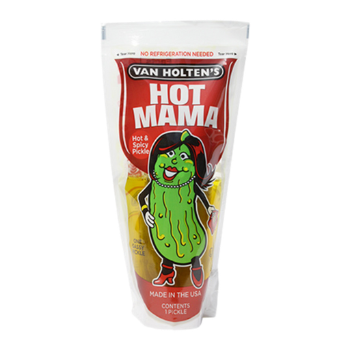 Van Holten's Pickle in A Pouch | Hot Mama JUMBO Size 